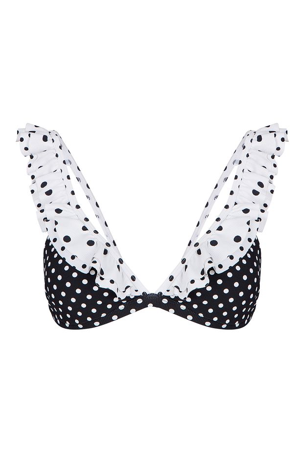 Joy Üçgen Frill Bikini Üstü - 1