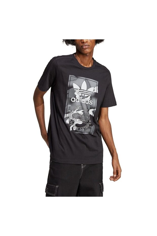 Graphics Camo Tongue Erkek Siyah Tişört (HR3531) - 2