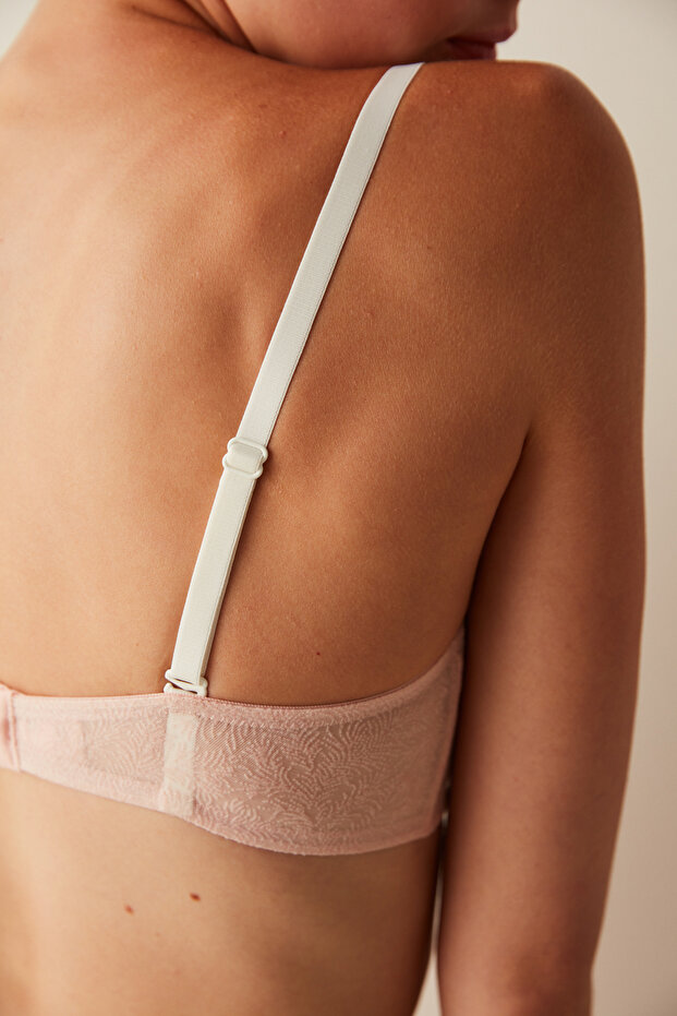 Pink Bloom Underwire Bra - 4