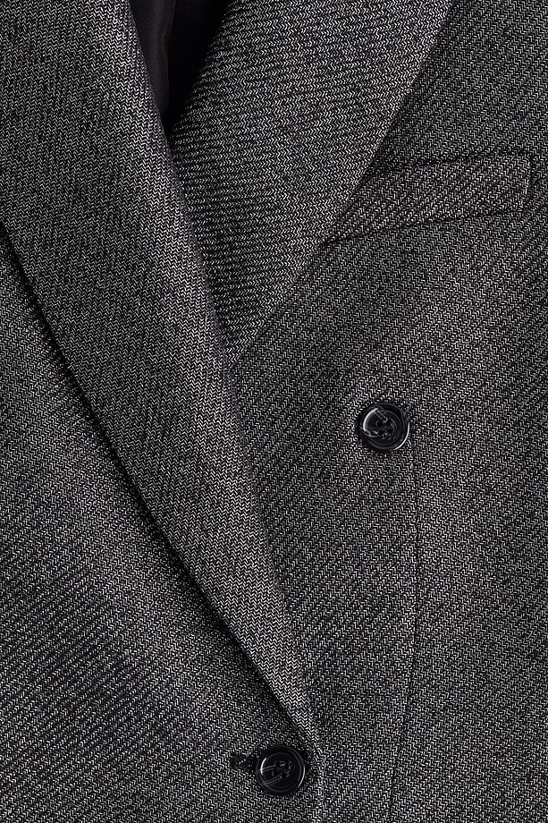 Yün Karışımlı Ve Simli Blazer - 5