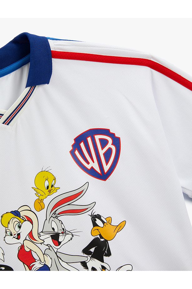 Tweety Şort Beli Lastikli Biye Detaylı - 6