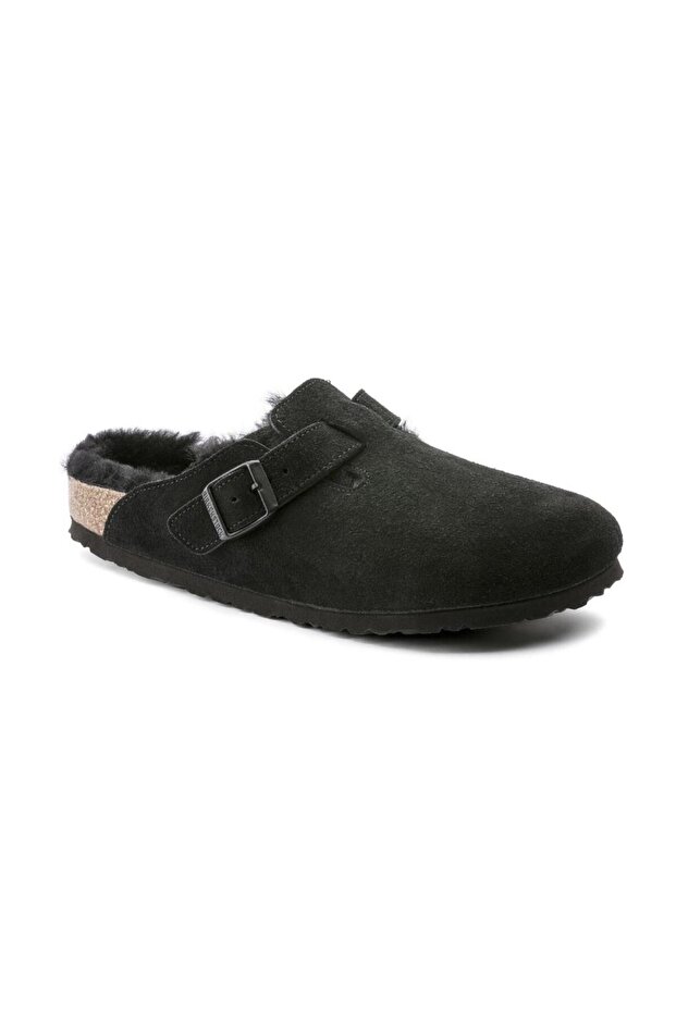 0259883 Boston VL/Shearling Black Kadın Terlik - 1