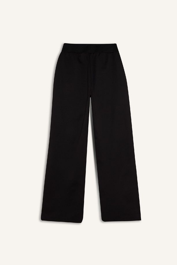 DeFactoFit Wide Leg Geniş Paça Sporcu Eşofman Altı Standart Boy Beli Lastikli Pike B3987AX24WN - 3