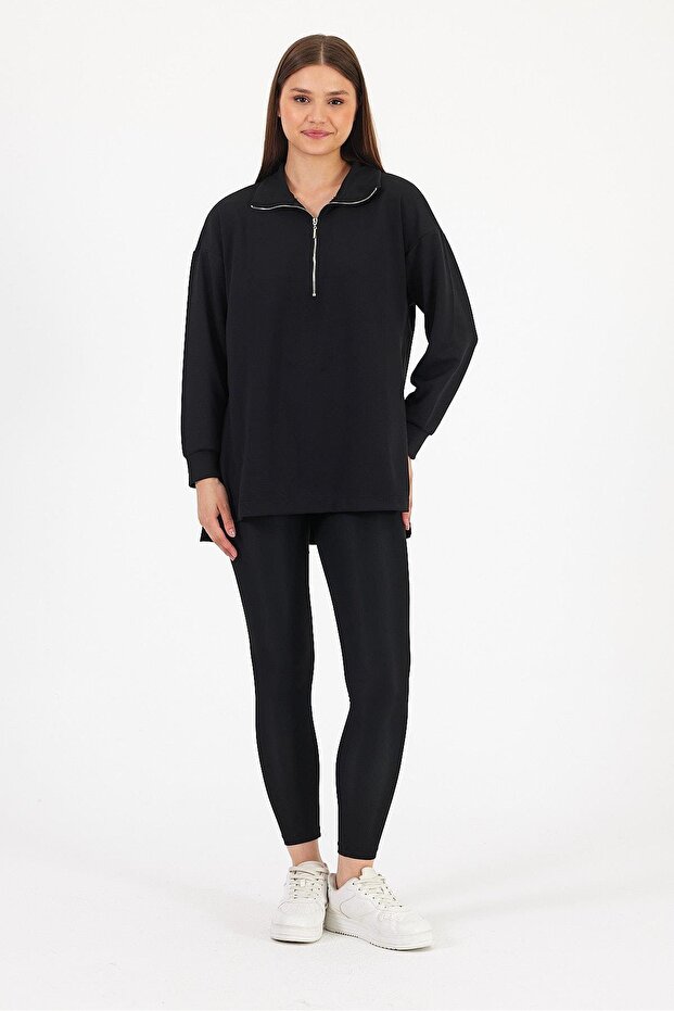 Yırtmaçlı Sweat - 9