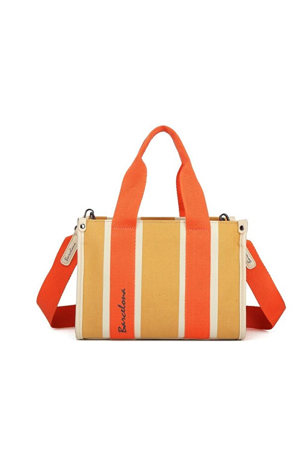 Barcelona Exclusive Canvas Fabric Women's Shoulder Bag 1310