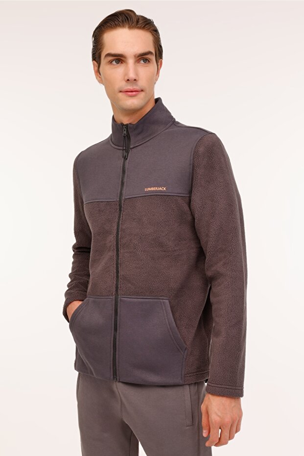 ML GREYS-B 18URB2002 4PR Gri Erkek Eşofman Üstü - 1