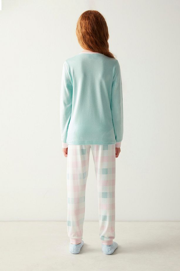 Kız Çocuk Champ Termal Pijama Takımı - 4
