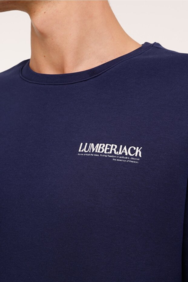 Чоловічий світшот ML VOLCANO 16DNM2004 4PR темно-синій - 4