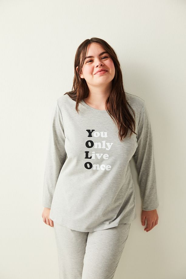Base Yolo Pijama Takımı - 2