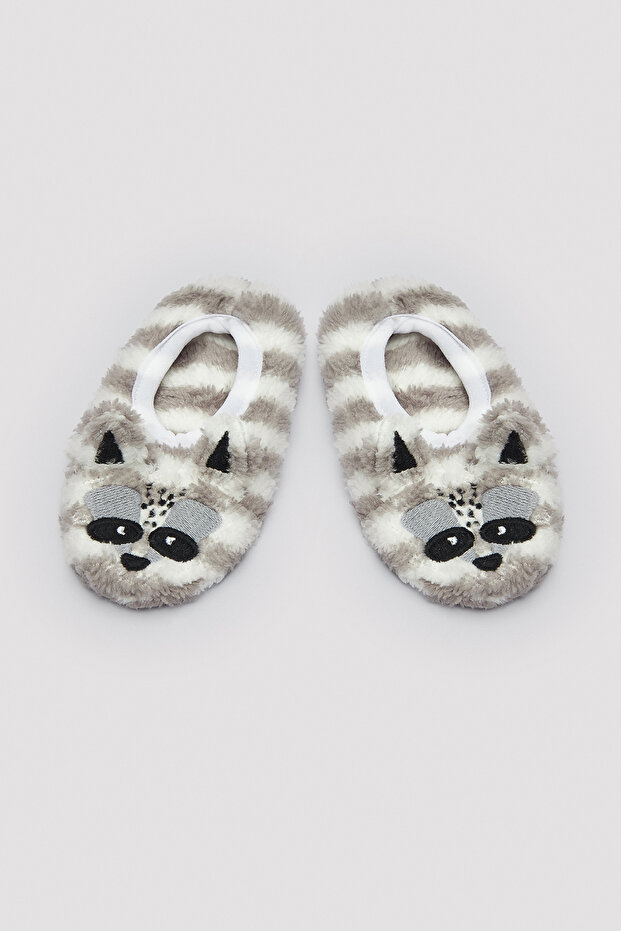 Boy's Racoon Booties - 1
