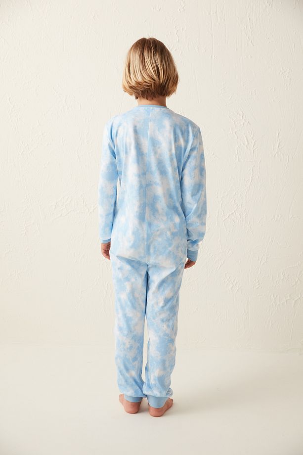 Mix Cloudy Onesie Pijama Üstü - 4