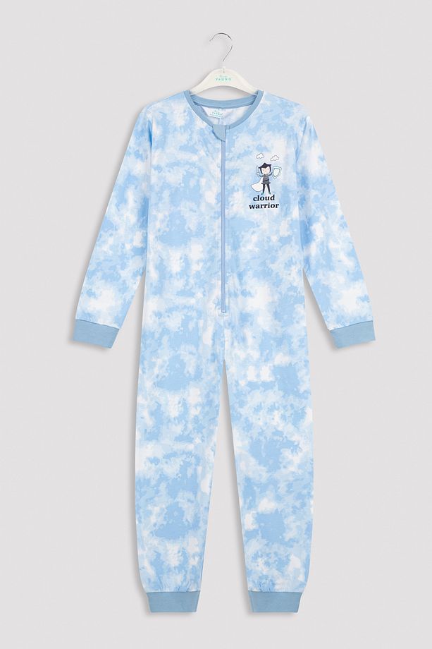 Mix Cloudy Onesie Pijama Üstü - 5