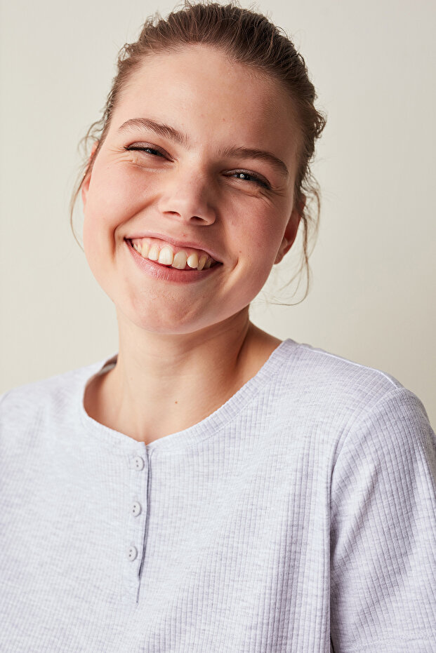 Relax Melange Pj Set - 4