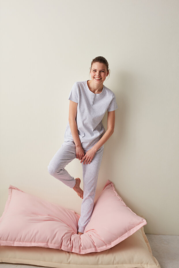 Relax Melange Pj Set - 2