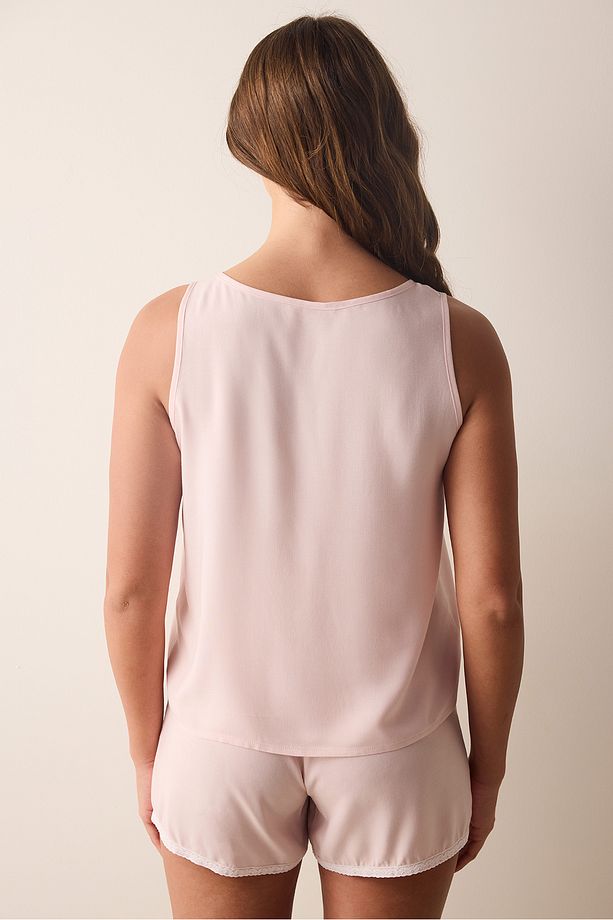 Pink Chally Şortlu Pijama Takımı - 5