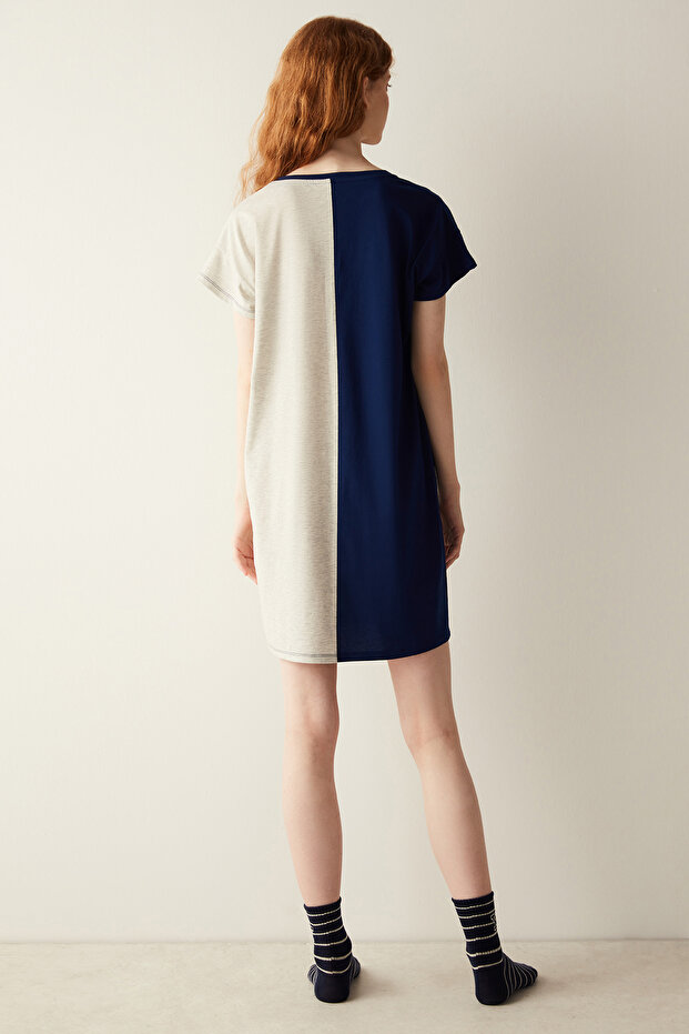 Yale Slogan Baskılı Gecelik - Unique Koleksiyonu - 6