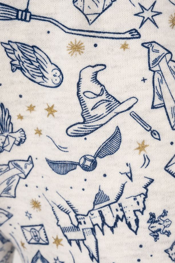 Açık Gri Melanj Witchcraft Pijama Takımı-harry Potter Koleksiyonu - 6