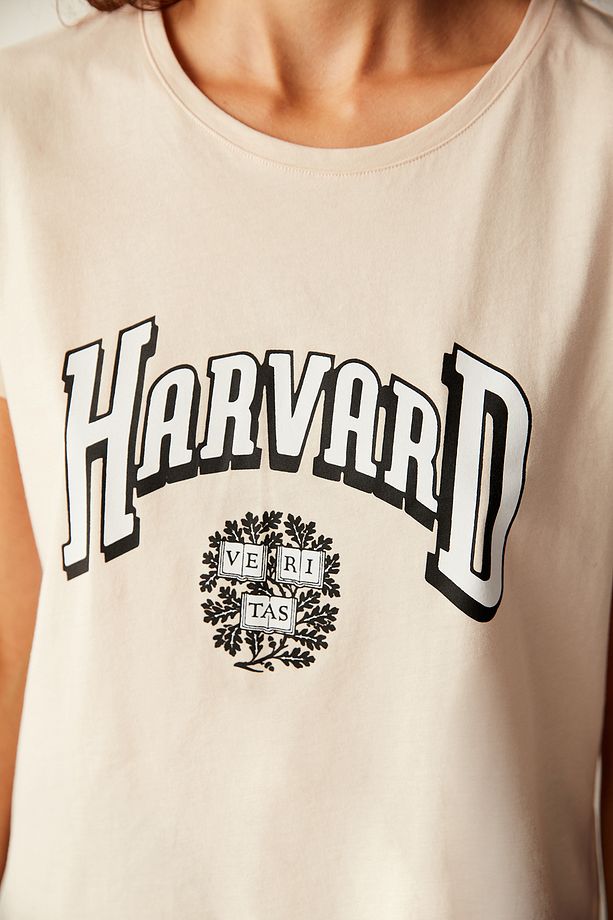 Harvard Slogan Baskılı Pijama Takımı - 3