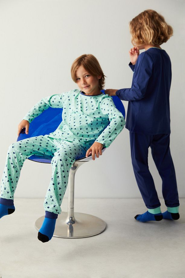 Erkek Çocuk Step CK Uzun Kollu 2'li Pijama Takımı - 1