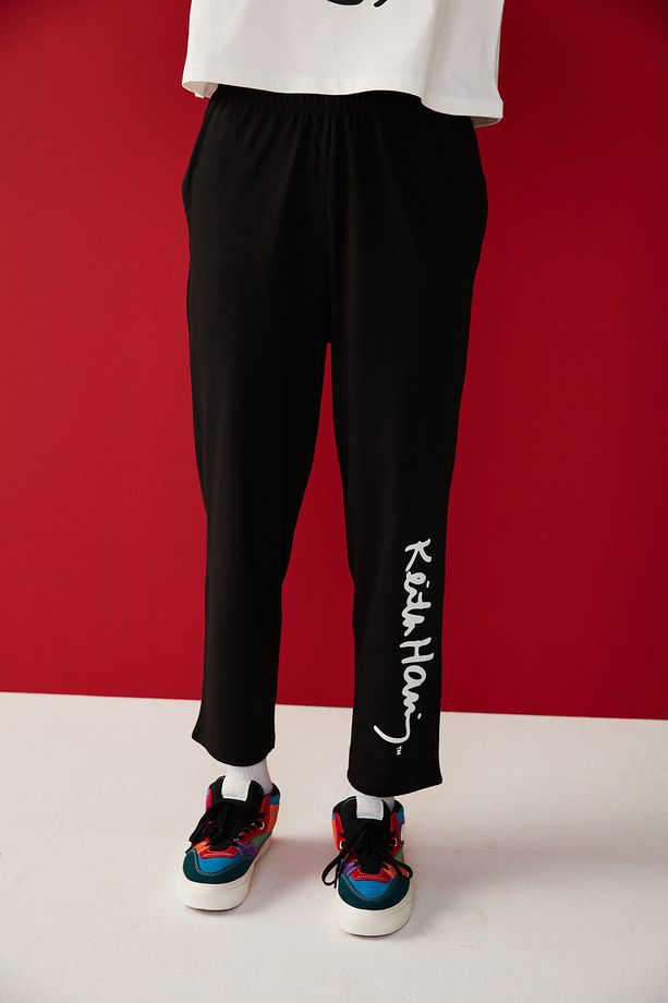 Lic Dark Pantolon Pijama Altı-keith Haring Koleksiyonu - 4