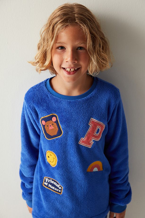 Erkek Çocuk Patch ES Uzun Kollu Pijama Takımı - 2