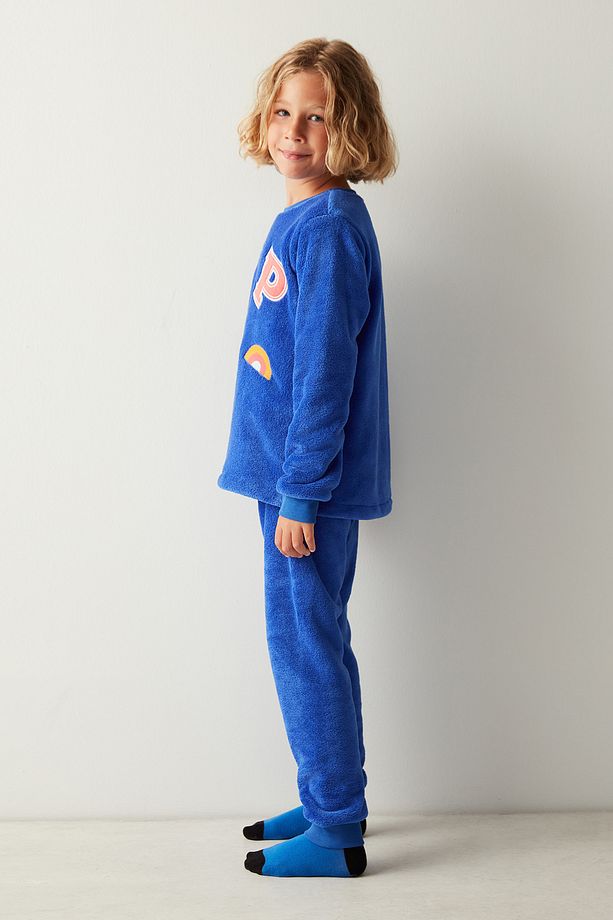 Erkek Çocuk Patch ES Uzun Kollu Pijama Takımı - 4