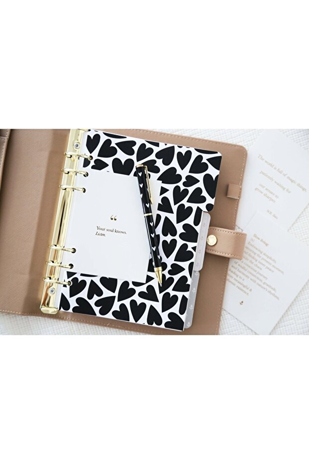 Ballpoint Pen, Black&Hearts - 4