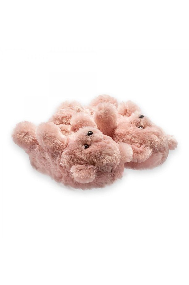 Aa0663 Z Tw Teddy Gül Kurusu Kadın Panduf - 2