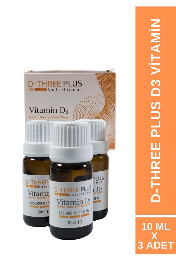 D-THREE PLUS D3 vitamin 3'lü Set - 3