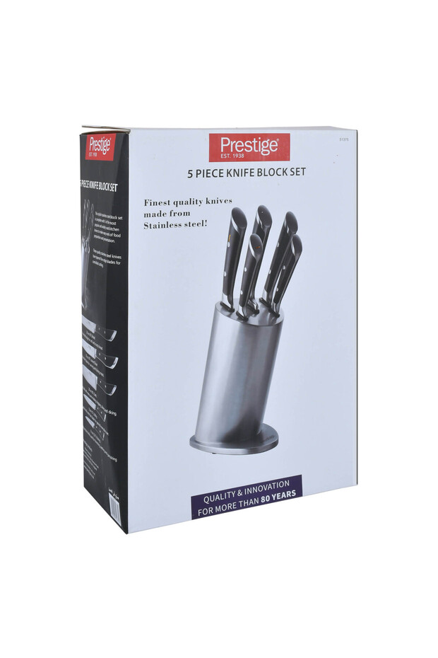 5 Pc Knife Block Set - 6