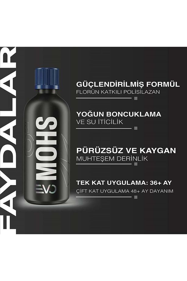 Gyeon Q² Mohs Evo Light Box Seramik Kaplama - 100 ml - 9h Oto Boya Koruma-su Itici - 7