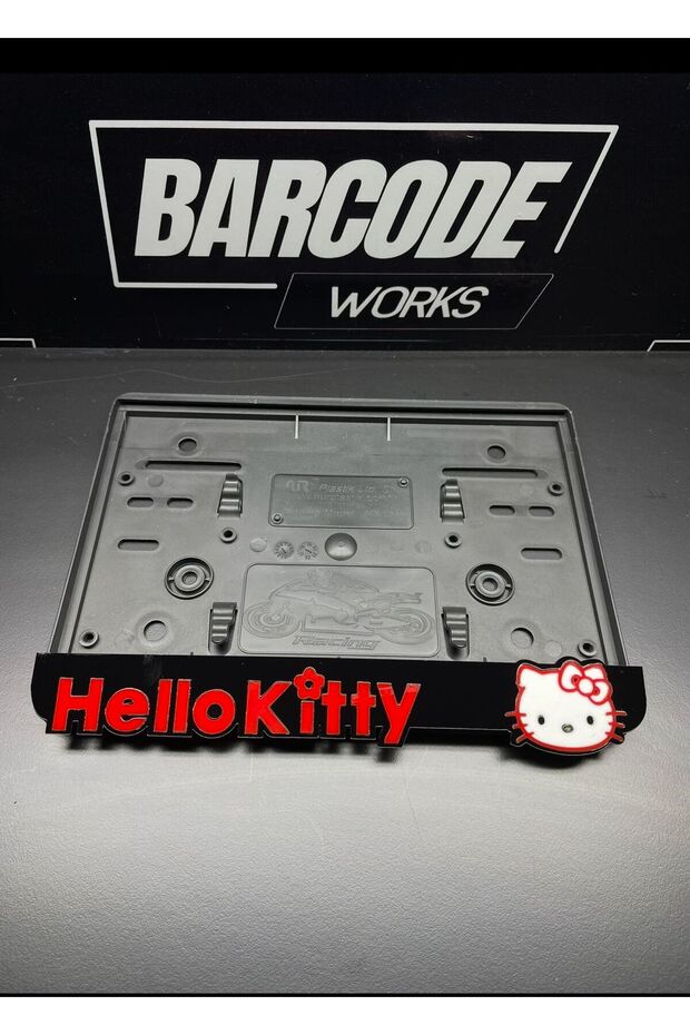 HELLO KİTTY MOTOR PLAKALIK - 1