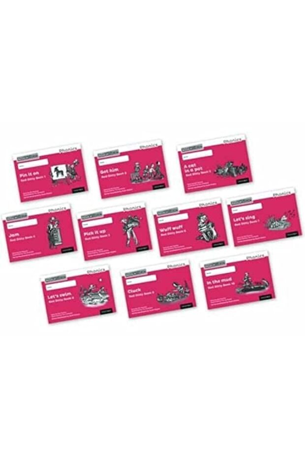 Read Write Inc. Phonics: Black and White Red Ditty Books Mixed Pack of 10