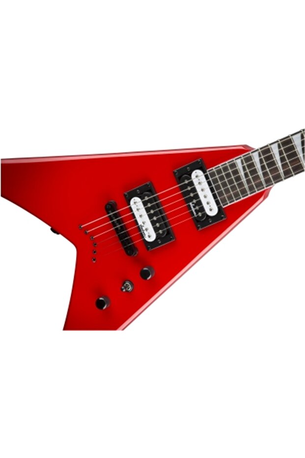 JS King V JS32T Amaranth Klavye Ferrari Red Elektro Gitar - 4