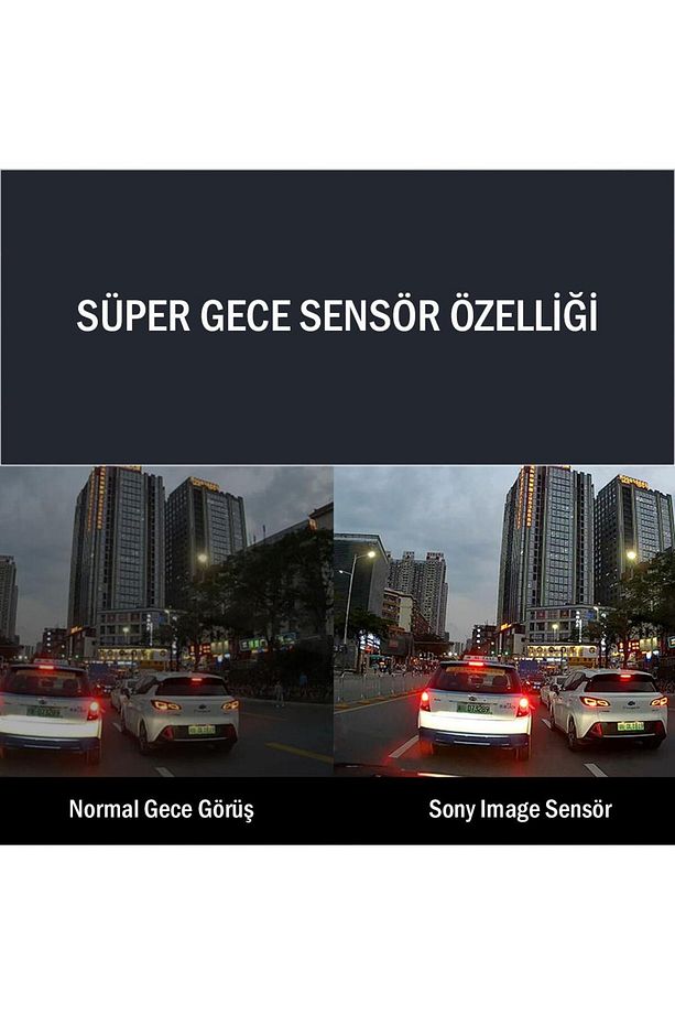 A129 Pro 4k Gps'li Akıllı Araç Kamerası - 6