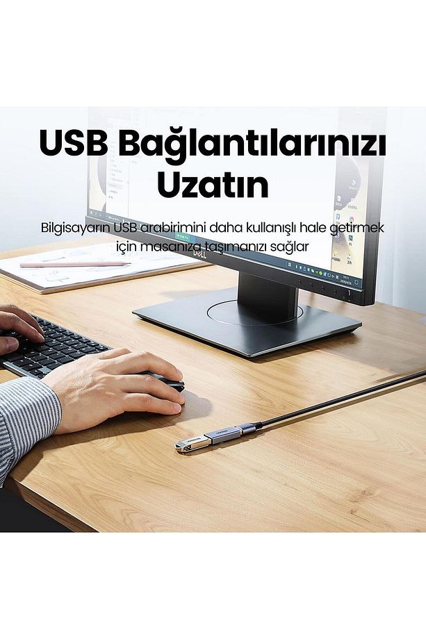 Usb-a 3.0 Uzatma Birleştirme Adaptörü - 3