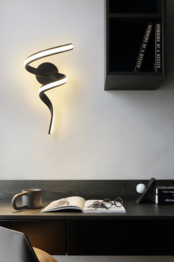 Modern Minimalist LED Duvar Aplik  Ev Kapalı Dekor Duvar Aplik Oturma Odası Yatak Odası Duvar Lamba - 3