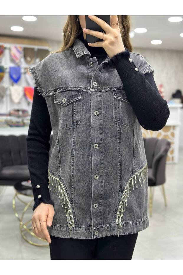 Denim Yelek - 2