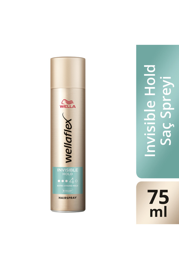 Wellaflex Invisible Hold Görünmez Tutuş Sağlayan Saç Spreyi Extra Strong Hold  75 ml - 4/5 Hold - 1