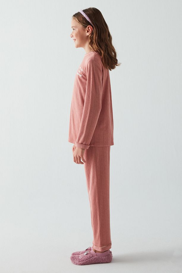 Kız Çocuk Yourself 2li Pijama Takımı - 4
