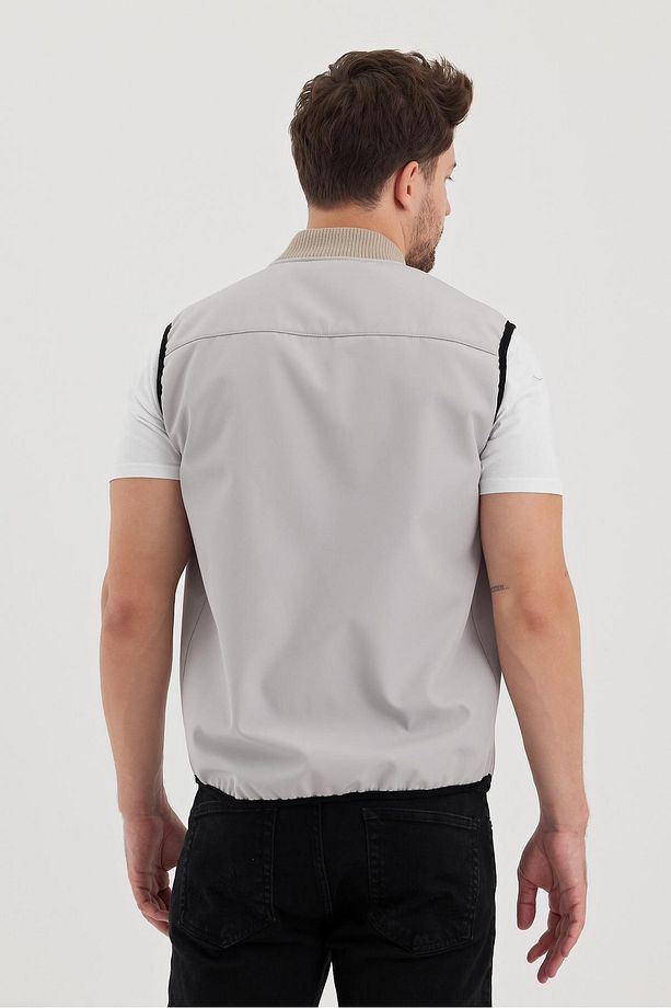 DAR KESİM İÇİ POLAR SU İTİCİ SOFTSHELL KUMAŞ YELEK (UNI-YLK03) - 7