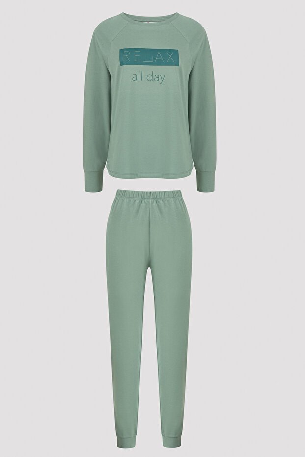 Relax Green All Day Pijama Takımı - 6