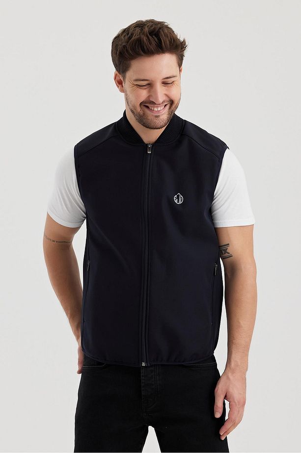 DAR KESİM İÇİ POLAR SU İTİCİ SOFTSHELL KUMAŞ YELEK (UNI-YLK03) - 2