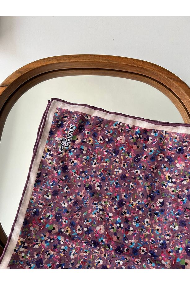 Gül Desen Digital Soft Eşarp - 1
