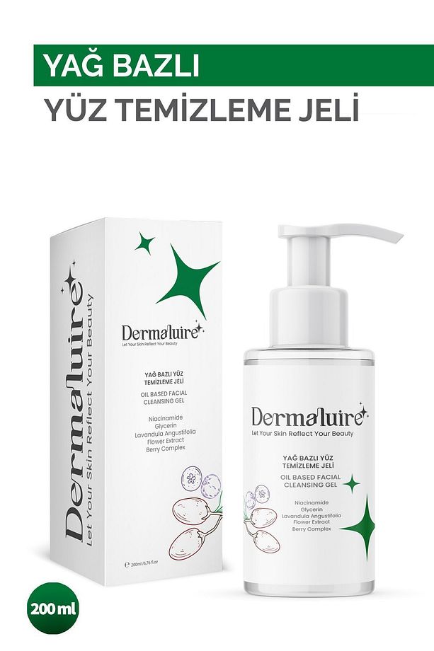 Yağ Bazlı Yüz Ve Makyaj Temizleme Jeli, Yüz Ve Vücut Için Temizleyici 200 ml - 3