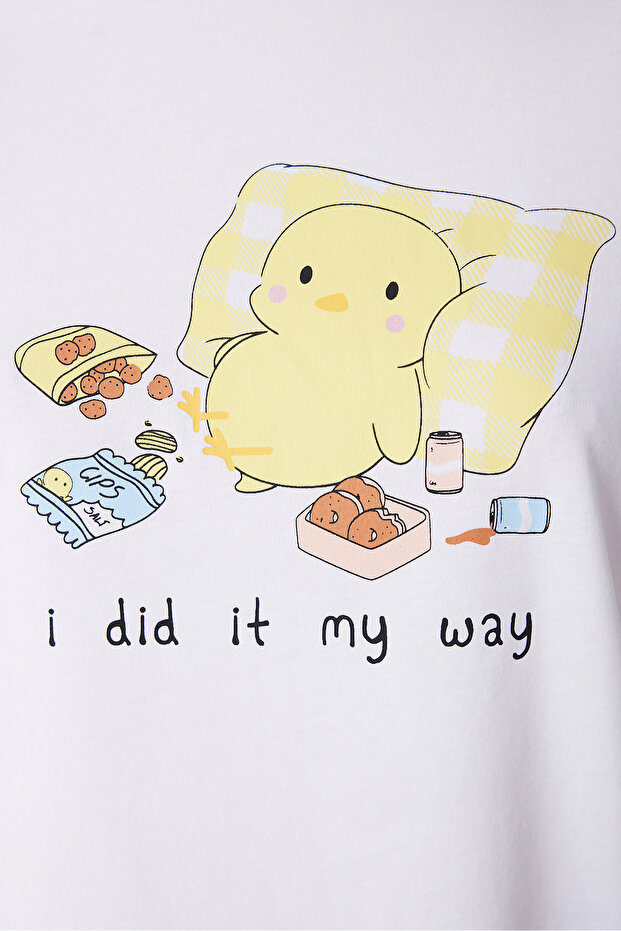 Hooray Çok Renkli Şort Pijama Takımı - 3