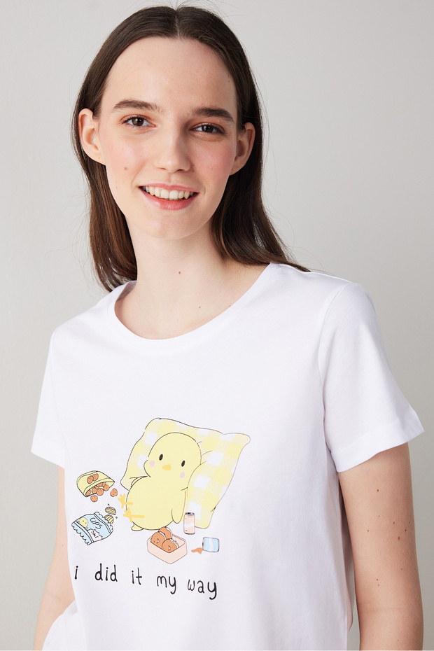 Hooray Çok Renkli Şort Pijama Takımı - 2