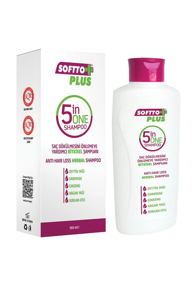 KEPEK VE DÖKÜLME KARŞITI TAMAMEN BİTKİSEL 5İN1 ŞAMPUAN 360ML - 4