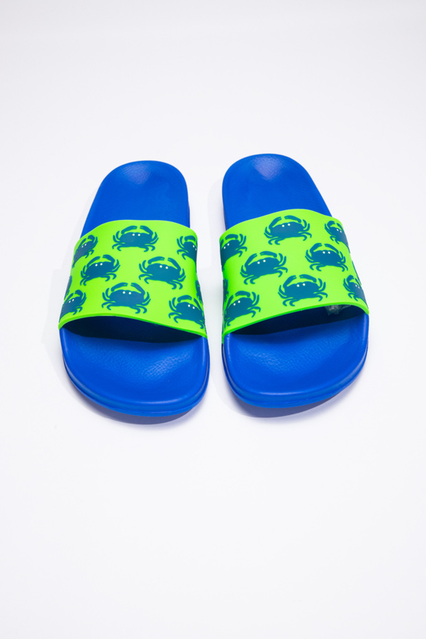 Crab Patterned Slippers - 1