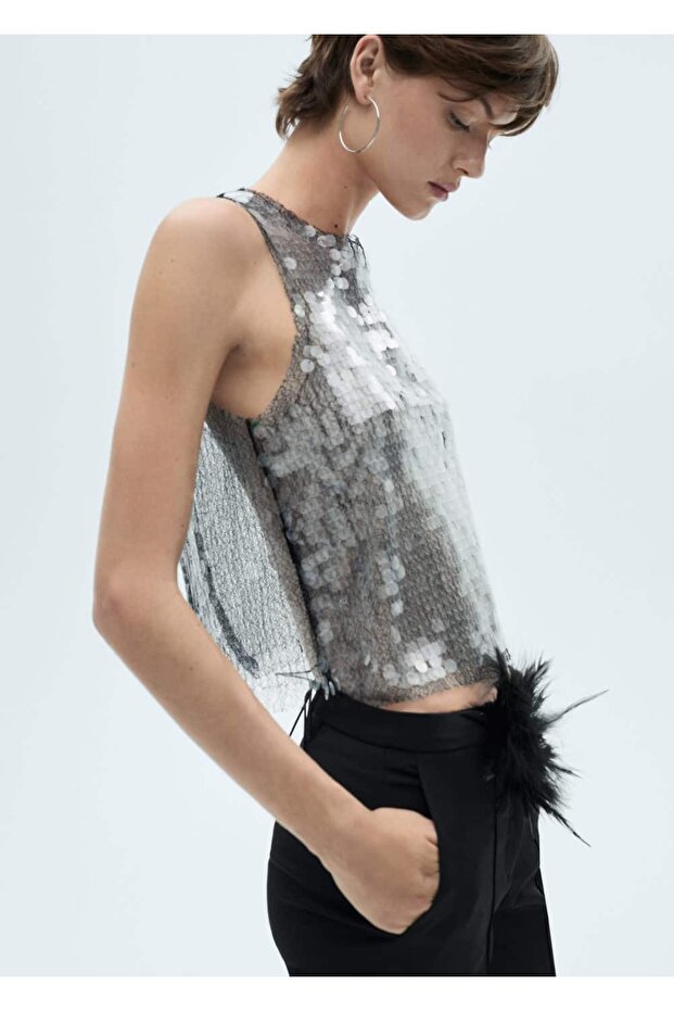 Çift katmanlı bluz - 1